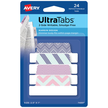 Avery Margin Ultra Tabs, 2.5